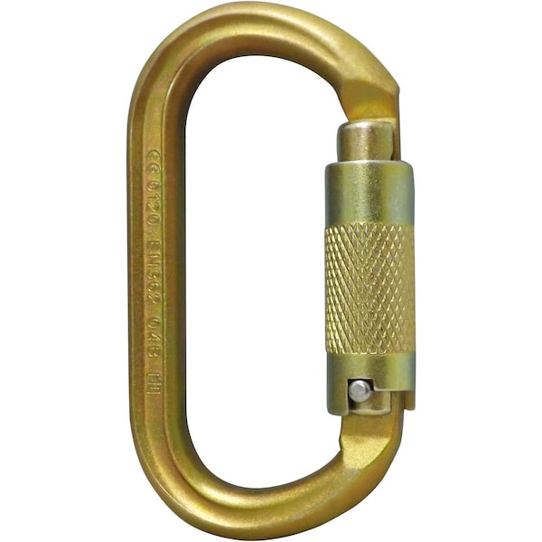Carabiner-Oval OS Keylock, Supersafe, SS 6.5" x4" x1"